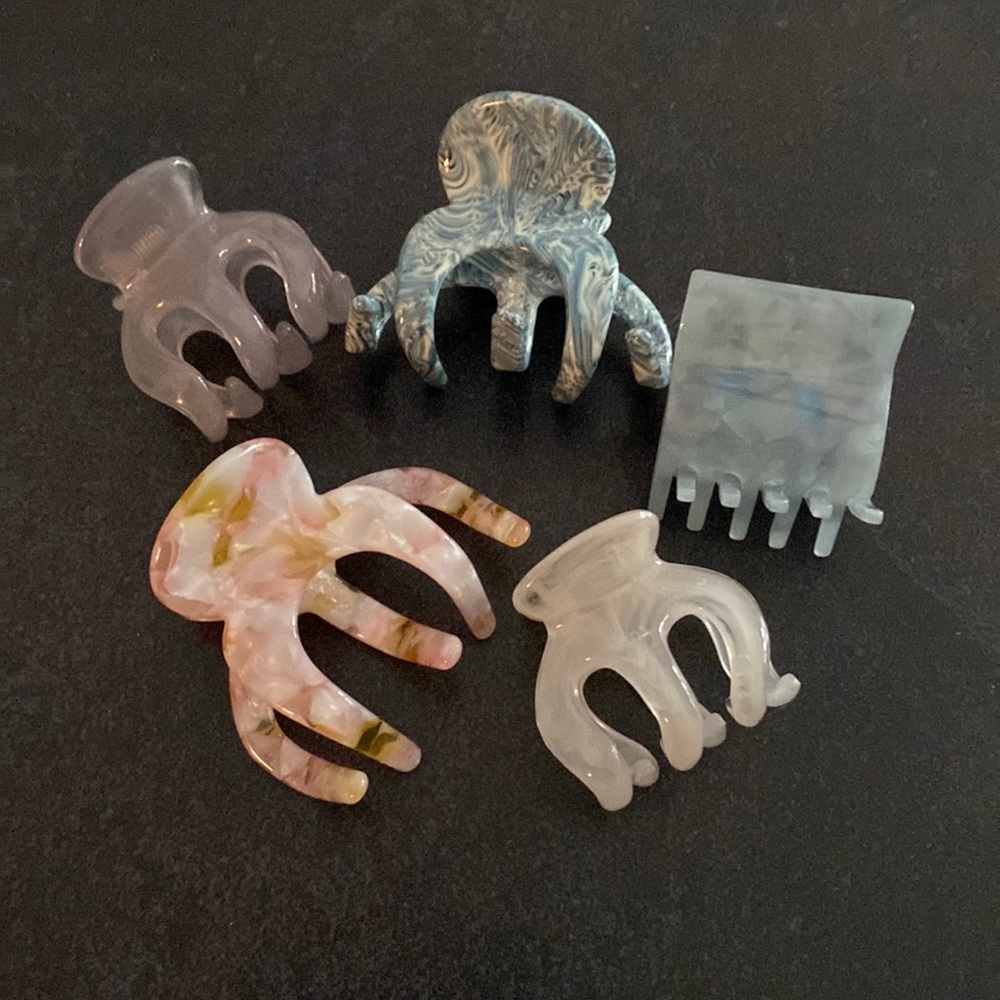 Set of 5 small free people mermaid claws